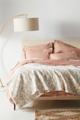 Jaslyn Woven Damask Bed Blanket