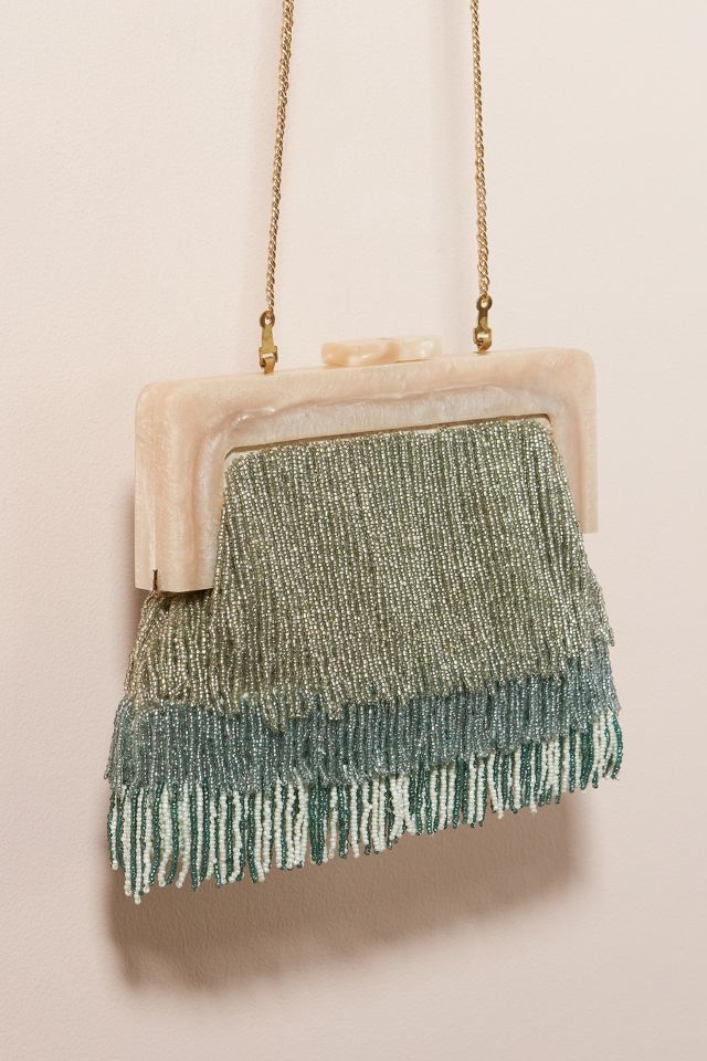 Valentina Fringed Clutch