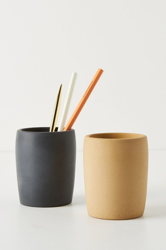 Essie Concrete Pencil Cup