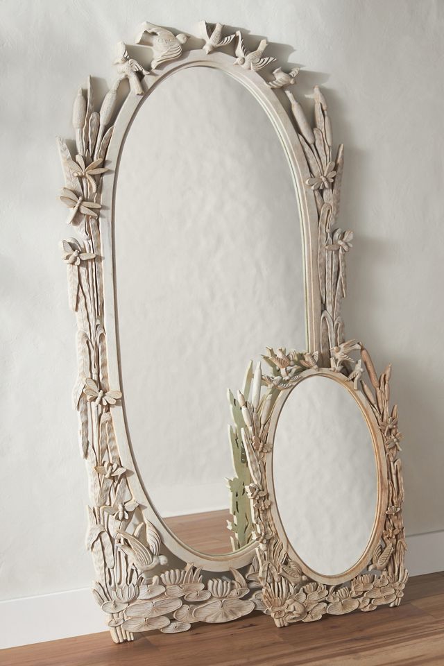 Handcarved Menagerie Mirror #1