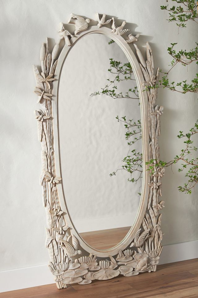 Handcarved Menagerie Mirror #2