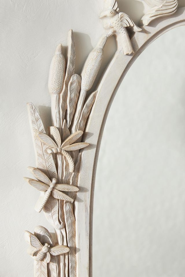 Handcarved Menagerie Mirror #3