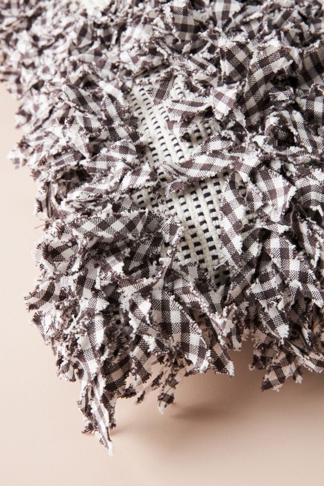 Textured Gingham Pillow #3