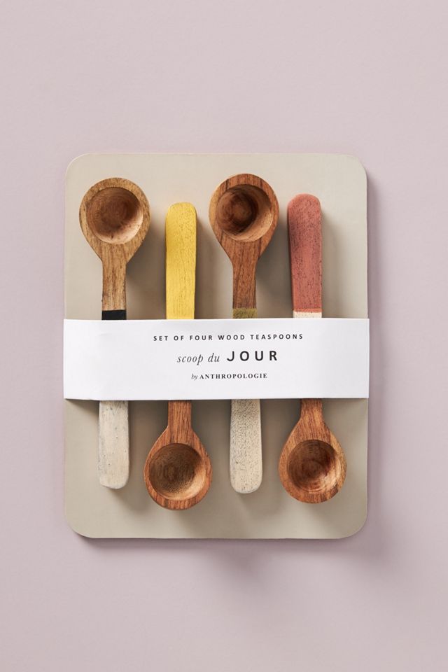 Zuri Condiment Spoons, Set of 4 #1