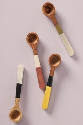 Zuri Condiment Spoons, Set of 4