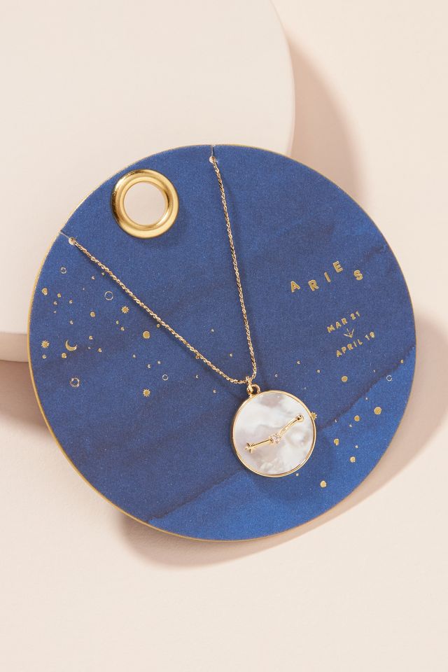 Zodiac coin deals necklace anthropologie