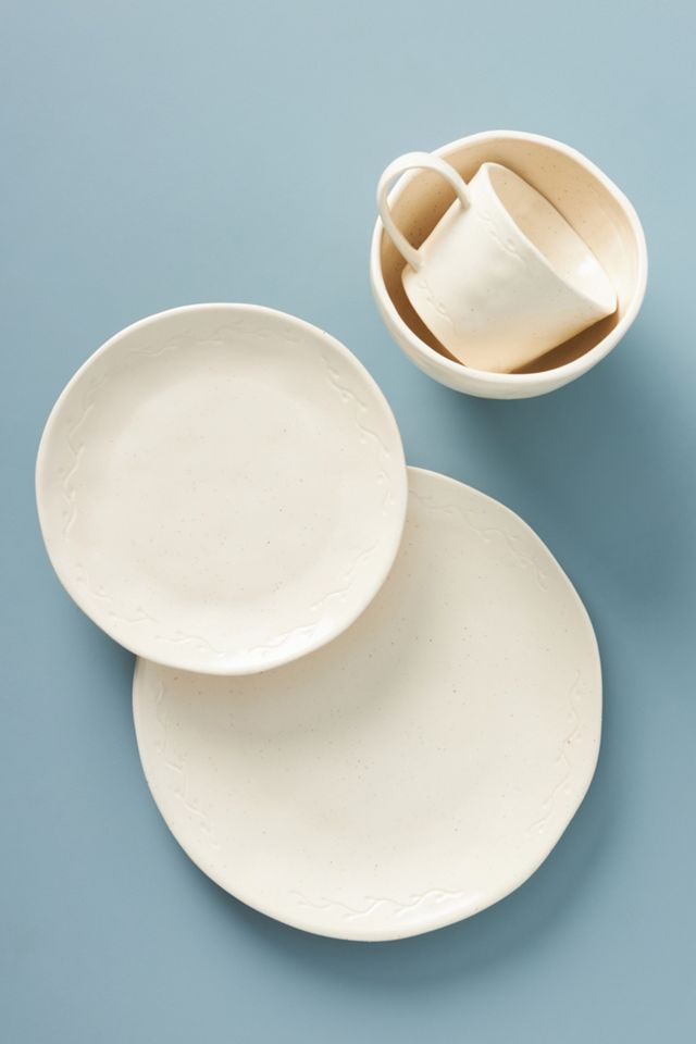 Pomme Upcycled Ceramic Side Plates, Set of 4 #2