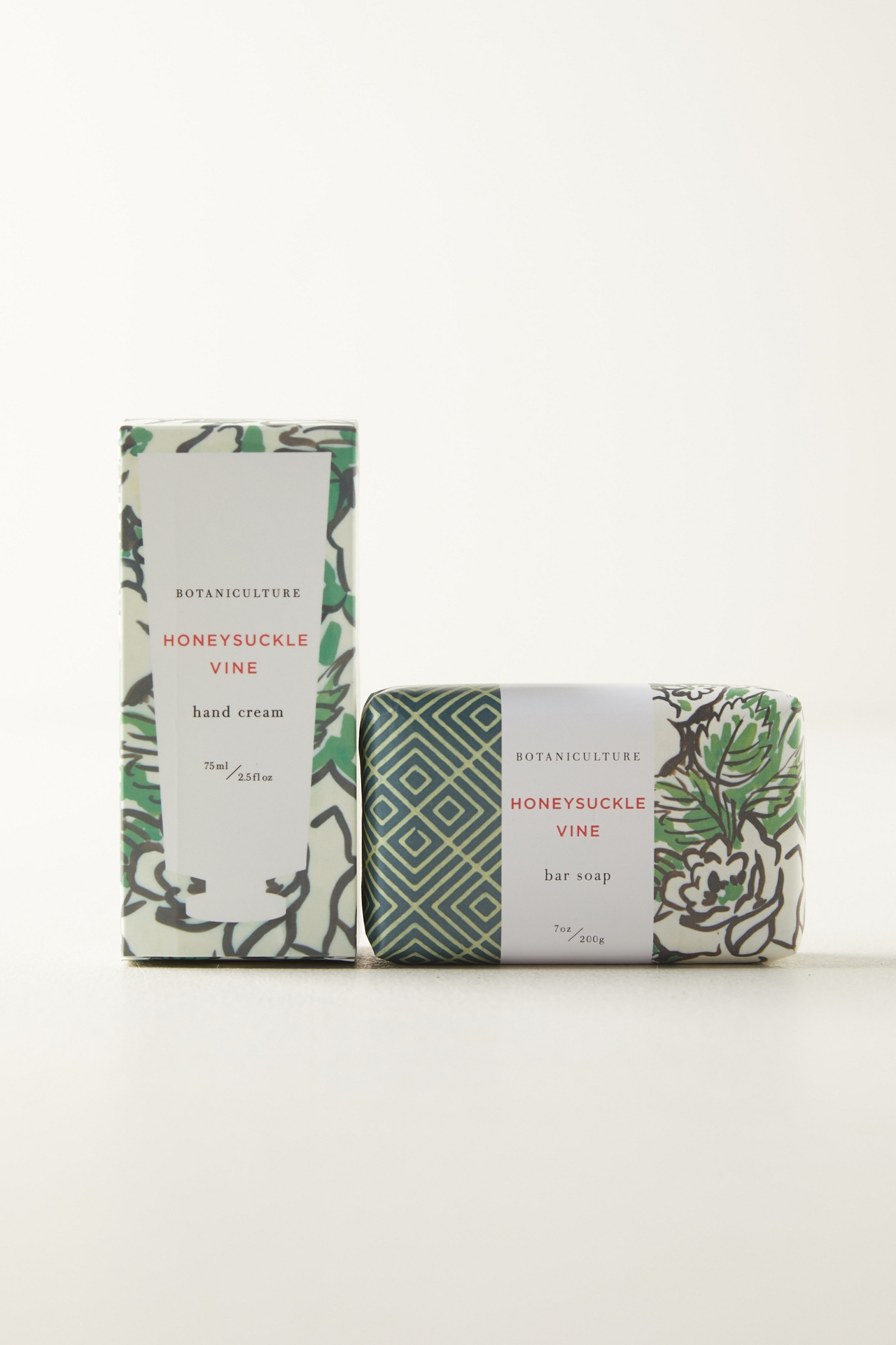 Botaniculture Honeysuckle Vine Hand Soap + Lotion Set