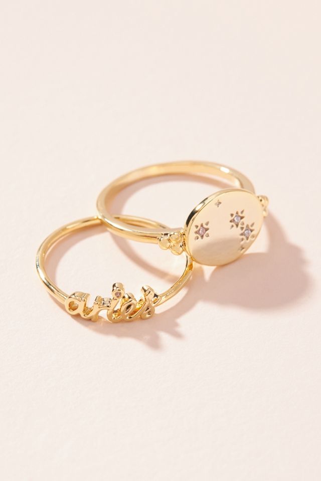 Zodiac Ring Set #2