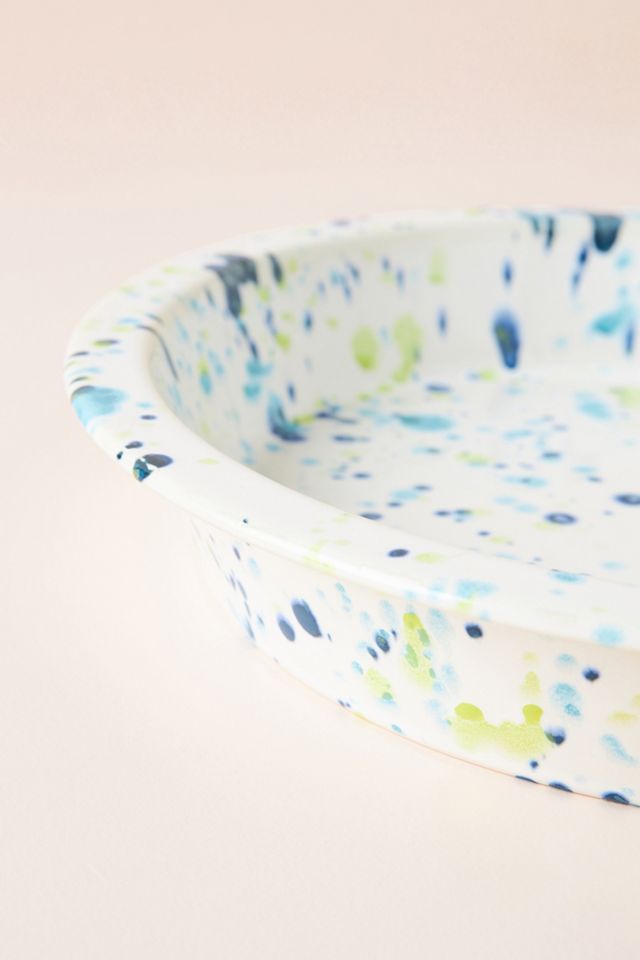 Clea Speckled Pie Dish #1