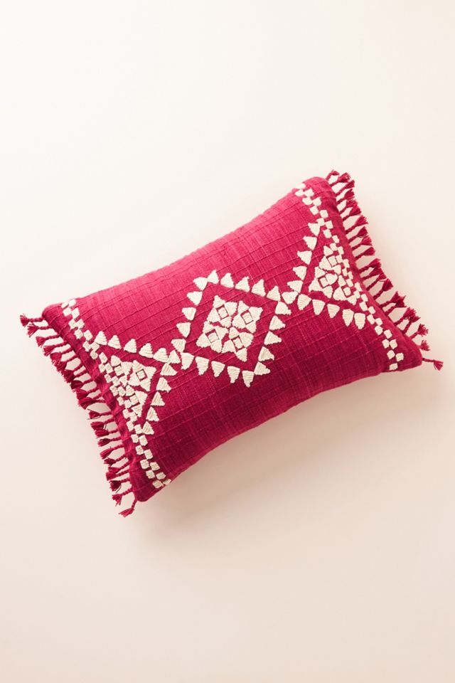 Embroidered Galanos Pillow