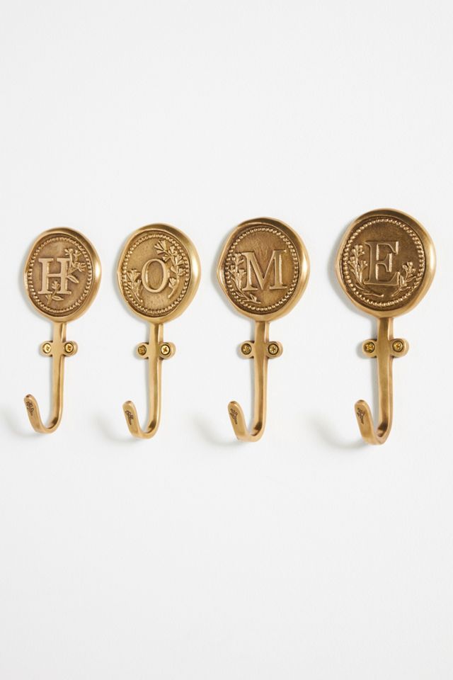 Anthropologie Hallie Monogram Hook