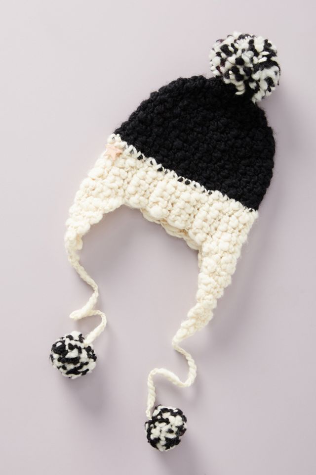 Anthropologie Veroalfie ZOE COLORBLOCKED WOOL HAT IN WHITE Anthropologie Baseball Caps Hats for Women for sale - eBay main image 3