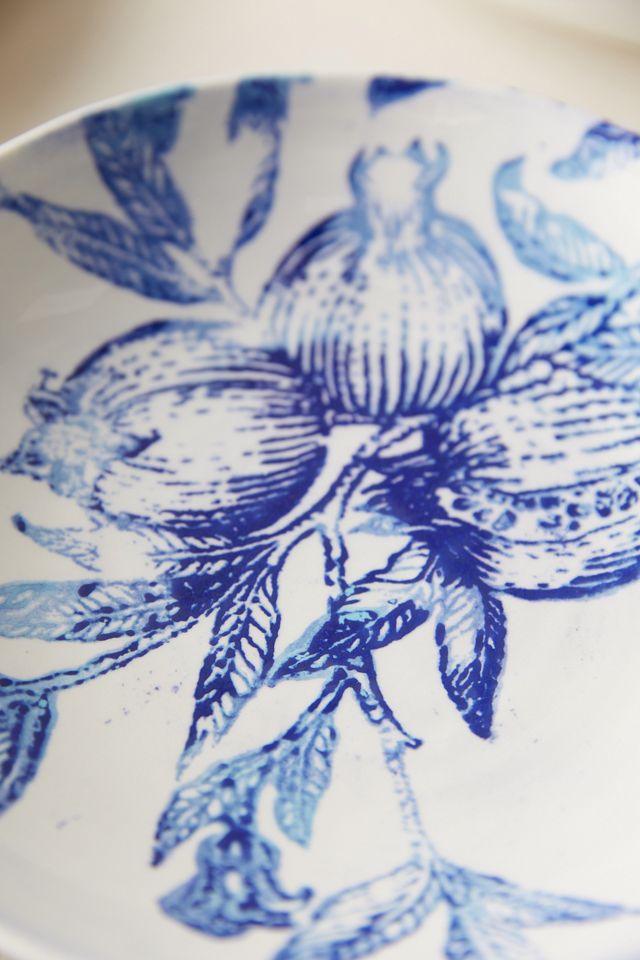Blue Pomegranate Serving Bowl, Medium #2