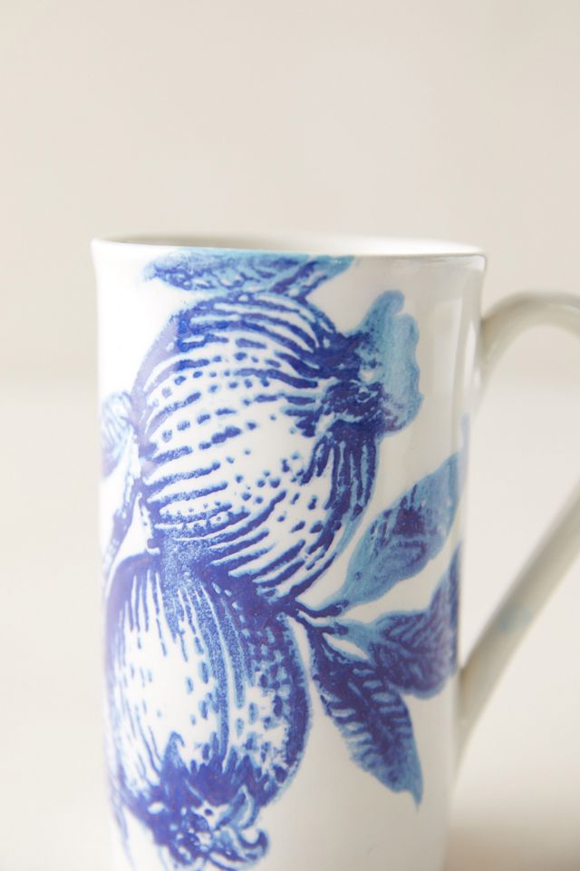 Blue Pomegranate Tall Mug #2