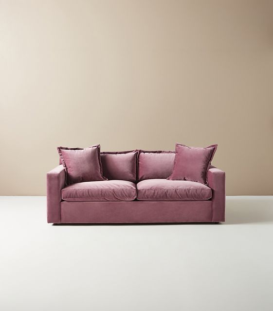 Pink on sale sleeper couch