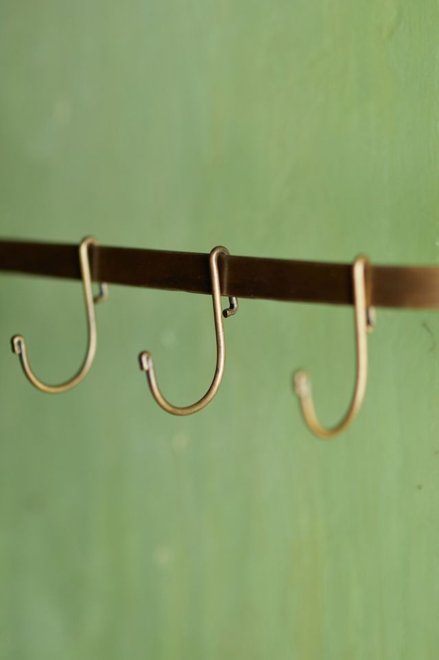 Steel Wall Rail with Hooks #2