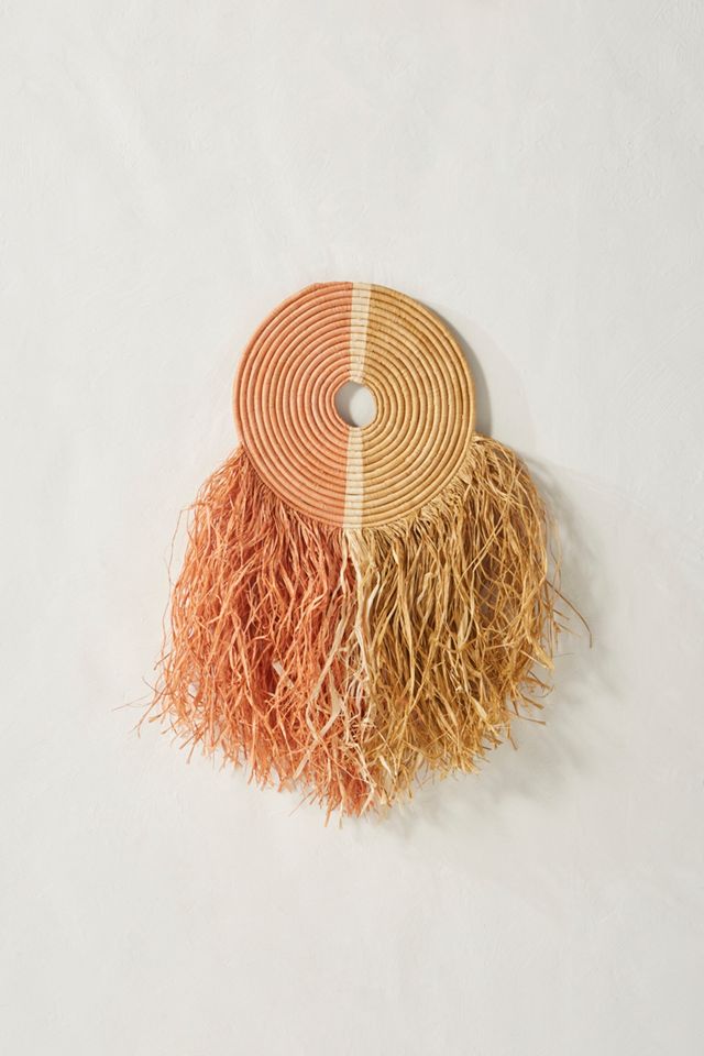 Fringed Disc Wall Hanging #1