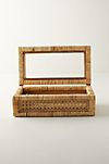 Rattan Box with Glass Lid #2
