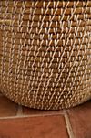 Round Lidded Seagrass Basket #6