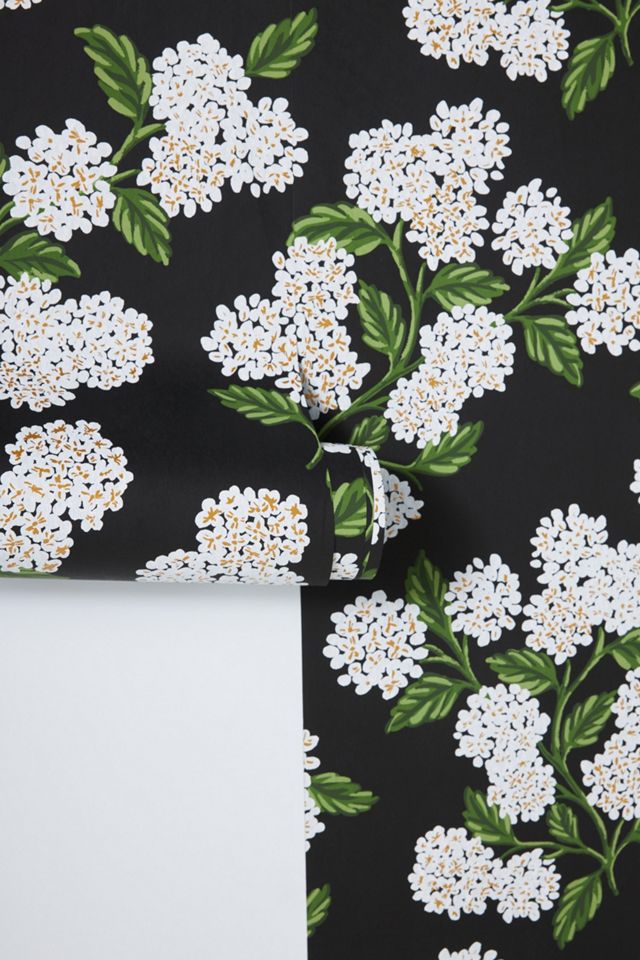 Rifle Paper Co. Hydrangea Floral Wallpaper #1