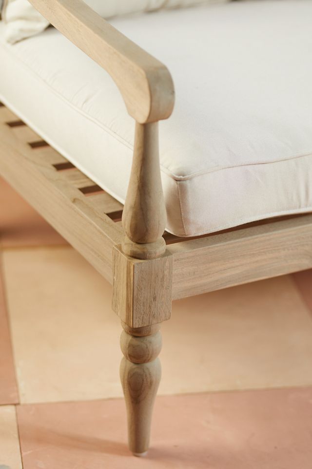Shoreham Teak Three Seat Sofa #4
