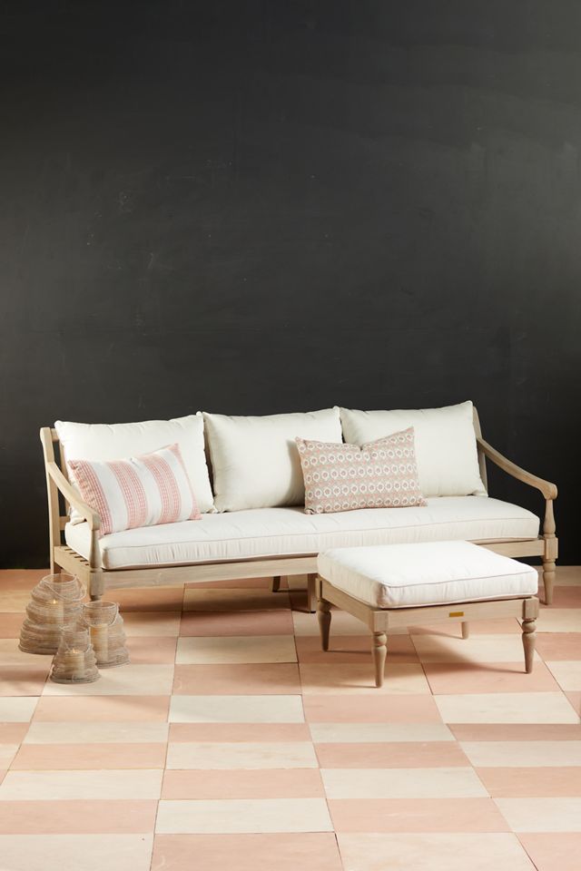 Shoreham Teak Three Seat Sofa #2