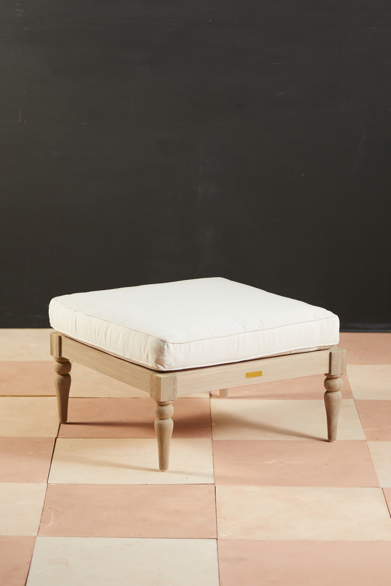 Shoreham Teak Ottoman