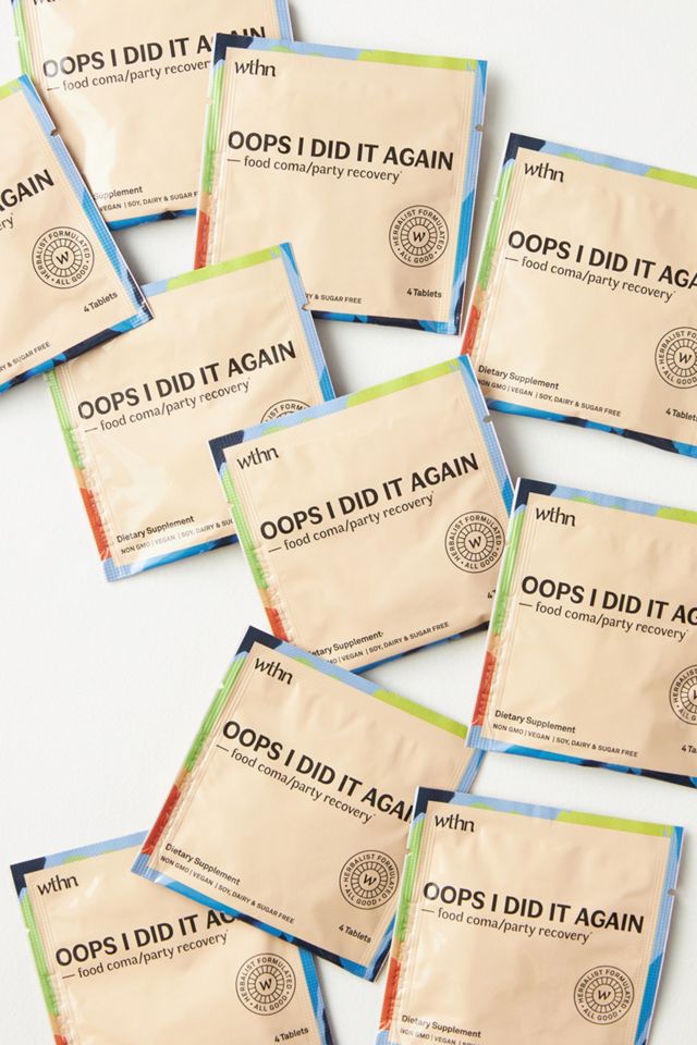 WTHN Oops Food Coma & Party Recovery Supplement #1