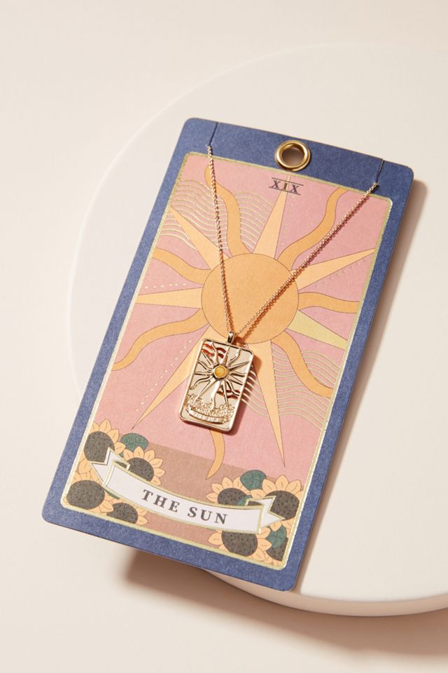 Tarot Card Pendant Necklace #2