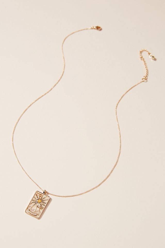 Tarot Card Pendant Necklace #3
