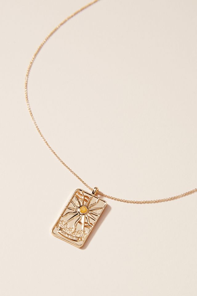 Tarot Card Pendant Necklace #4