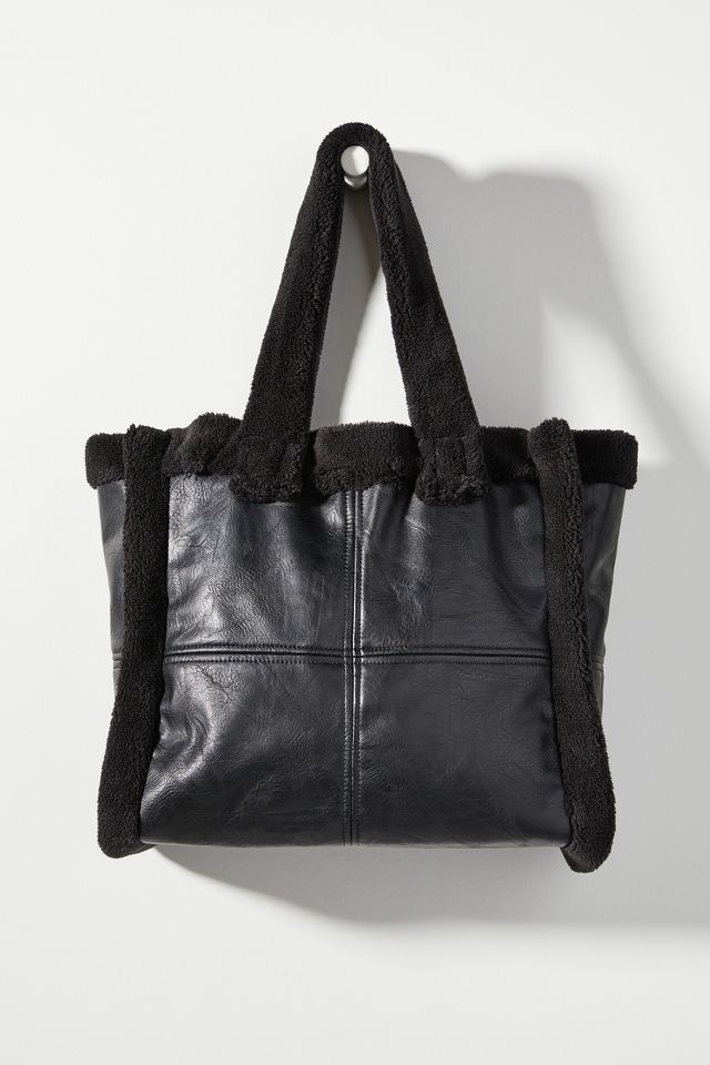 Pre-Order Inspired Sherpa Tote Bag – Worn & Refined