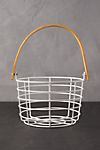 Steel + Bamboo Wire Basket