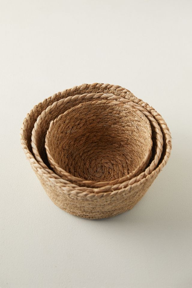 Seagrass Mini Baskets, Set of 3 #1
