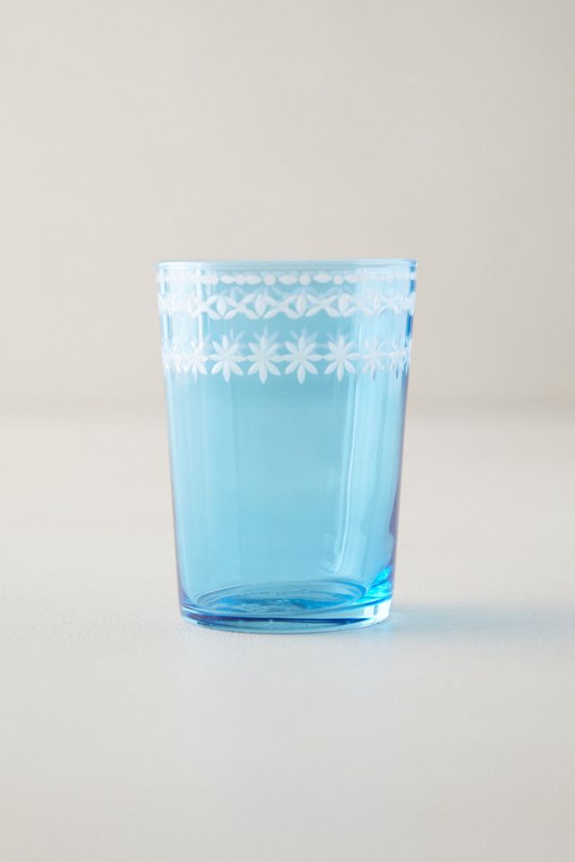 Floral Rim Glasess, Set of 4 #1