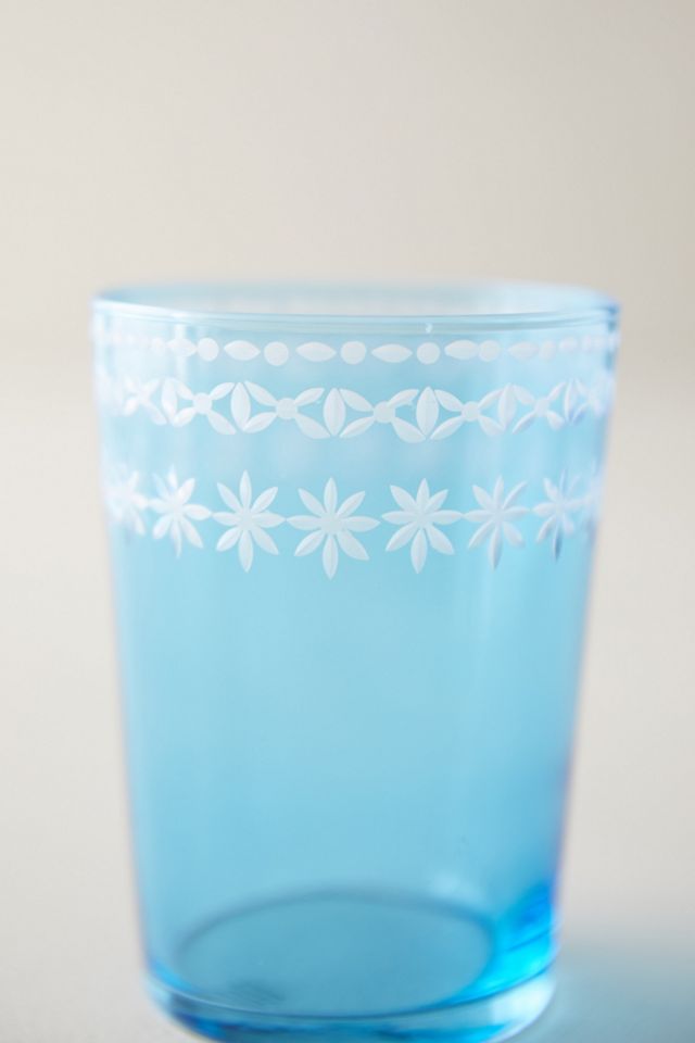 Floral Rim Glasess, Set of 4 #2