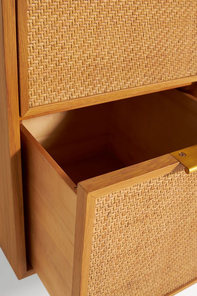 Wallace Cane and Oak Desk #3