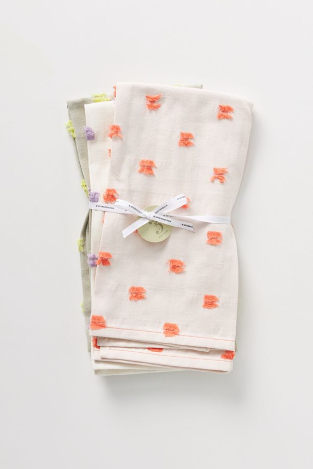Maude Clipped Jacquard Dish Towels, Set of 3 #1