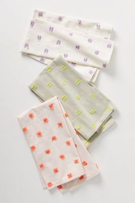 Maude Clipped Jacquard Dish Towels, Set of 3
