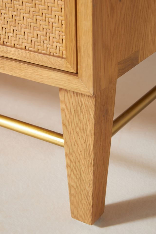 Wallace Cane and Oak Petite Buffet #5