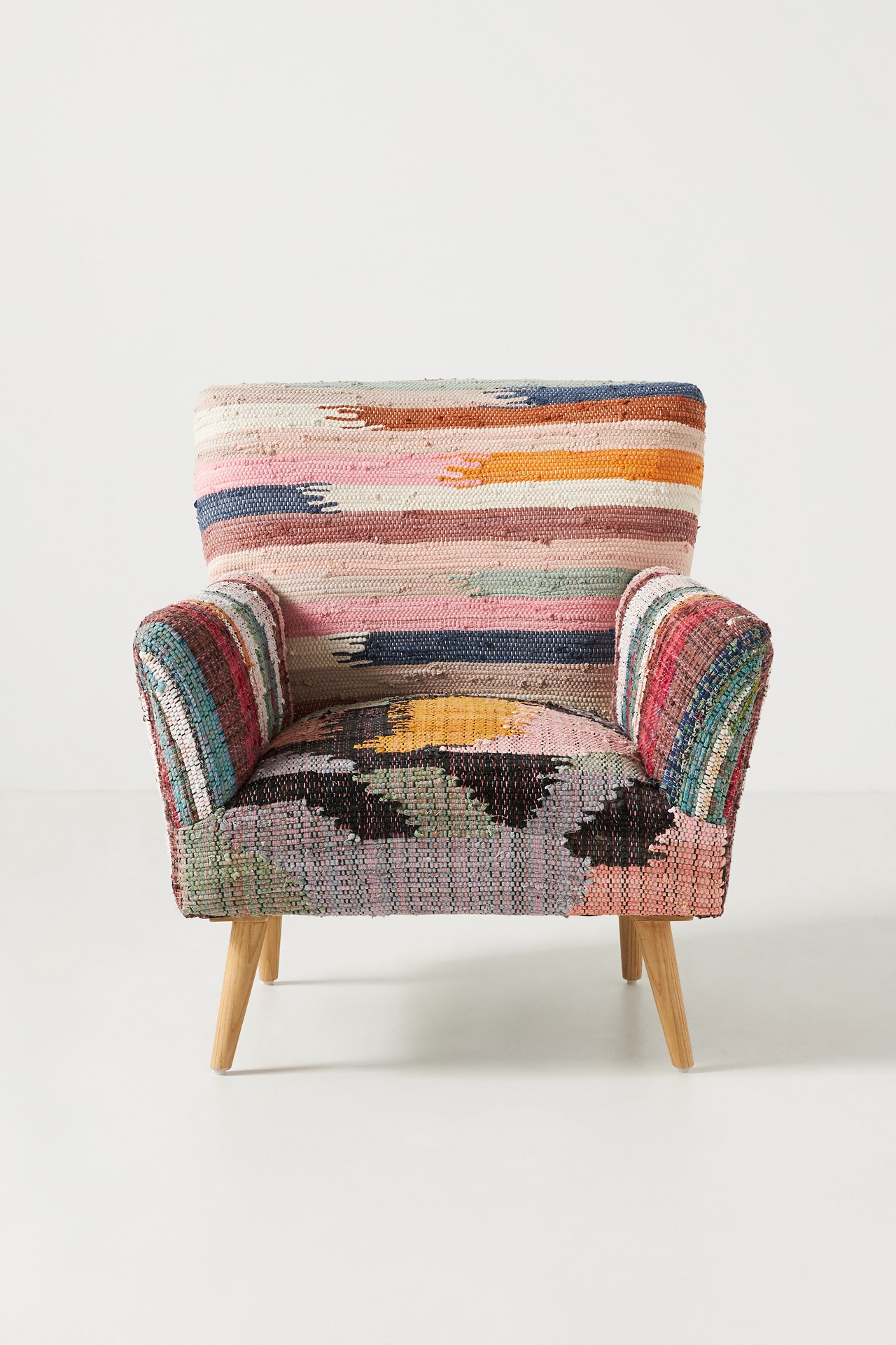 Woven Marija Rag Rug Accent Chair