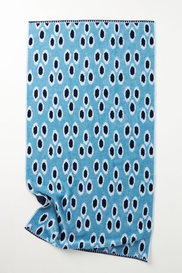 Ikat Dotted Velour Towel Collection #2