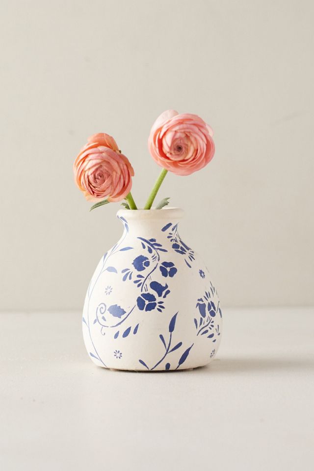 Anthropologie Floral Vase Knockoff