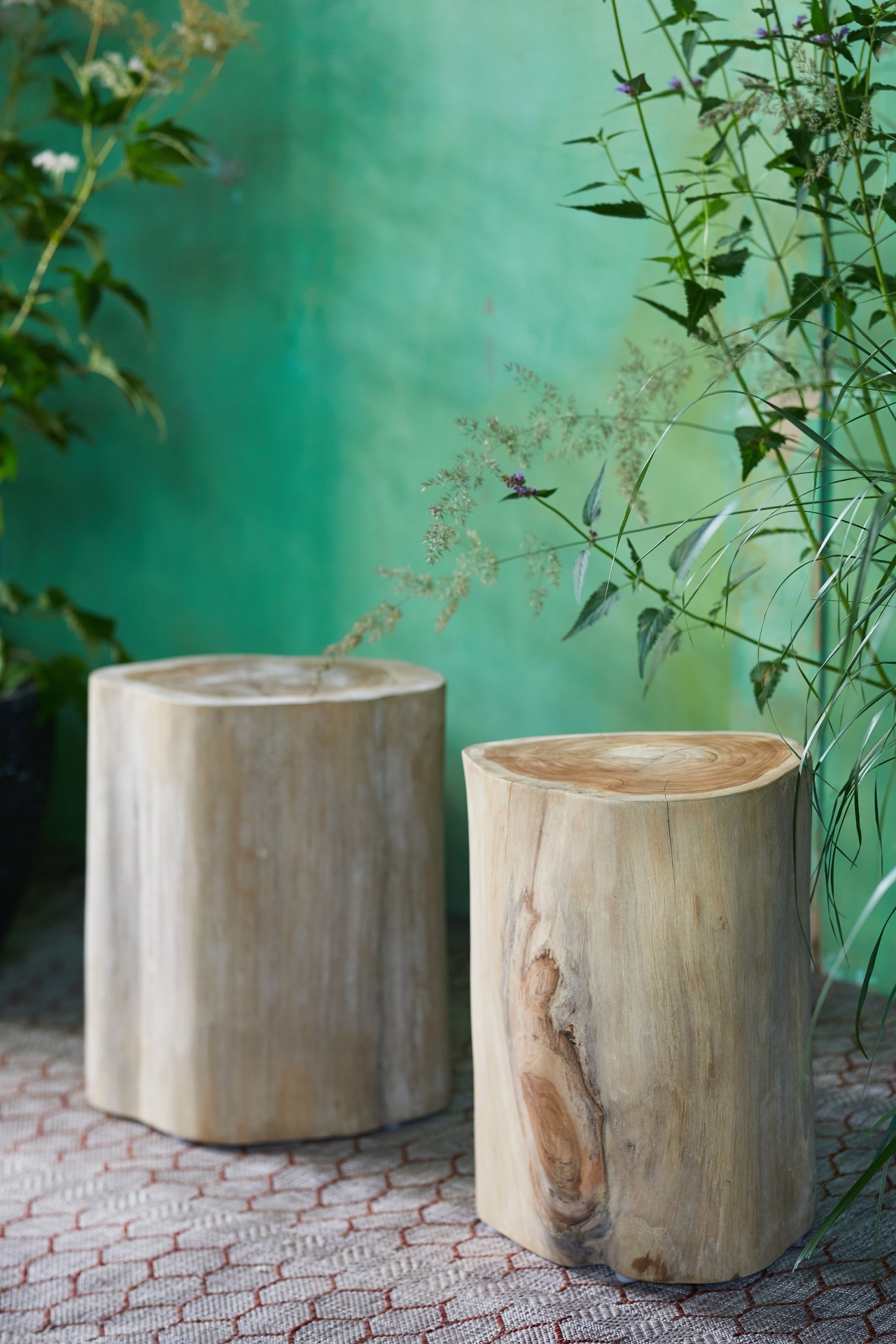 Teak Root Stool