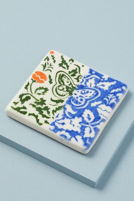 Anthropologie Azu Coaster By  In Green Size Coasters
