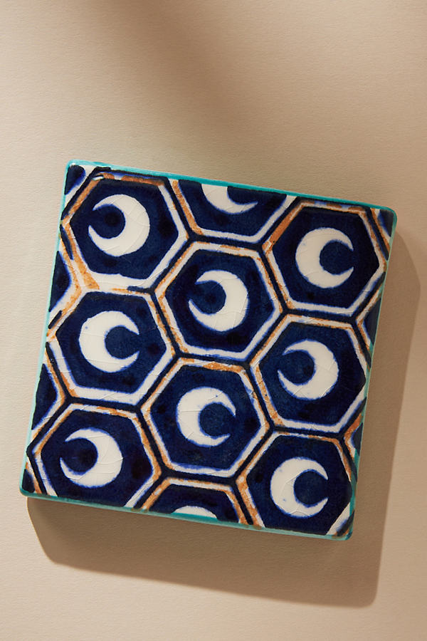 Anthropologie Azu Coaster By  In Blue Size Coasters