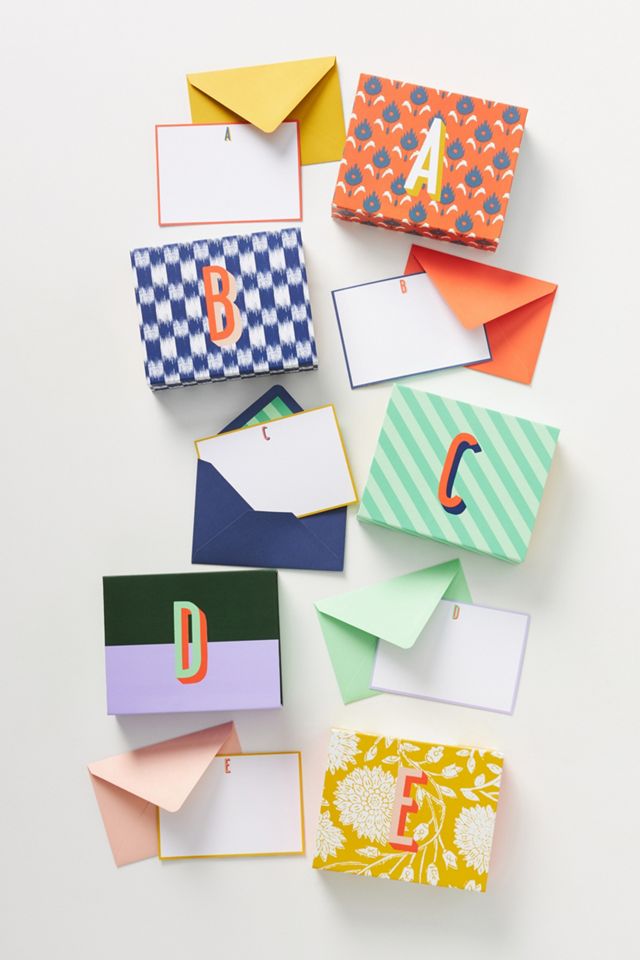 Pencil & Paper Co. Monogram Boxed Card Set #1