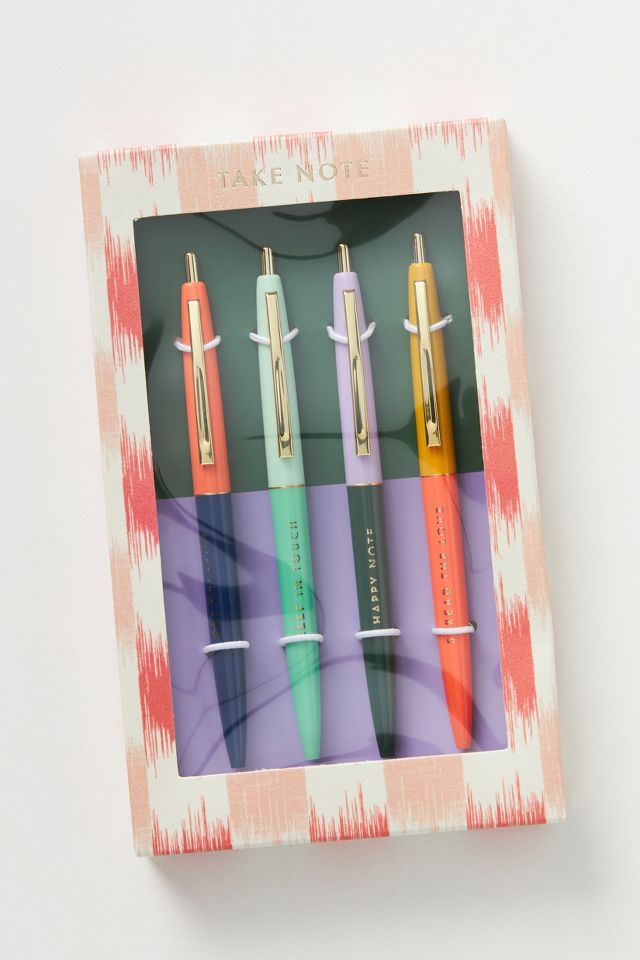 Pencil & Paper Co. Take Note Pens, Set of 4