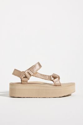 TEVA TEVA FLATFORM UNIVERSAL LEATHER SANDALS